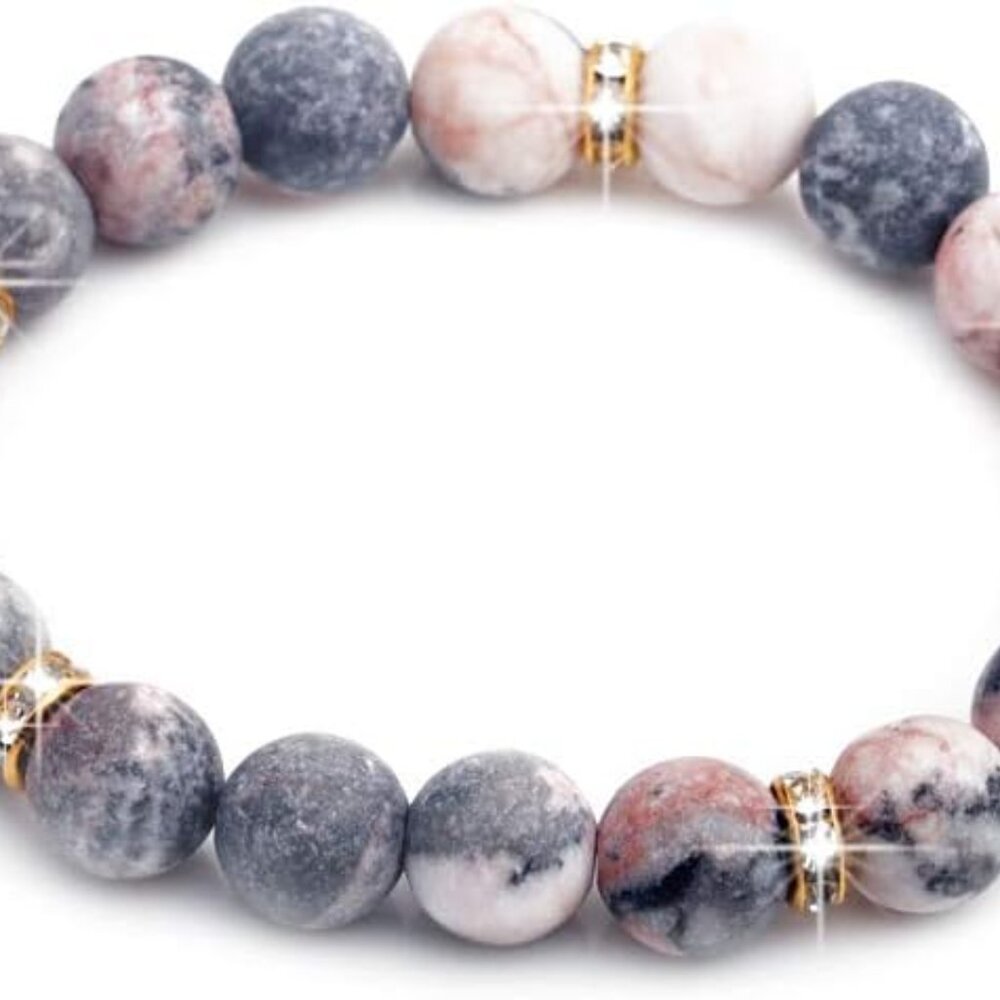 Healing Bracelet For Women Anxiety Crystal Bracelet Chakra Beaded Bracelets Rose
